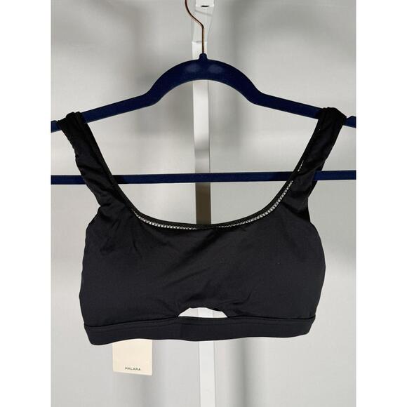 NWT Halara Black Cutout Sports Bra Size XS - Picture 2 of 7